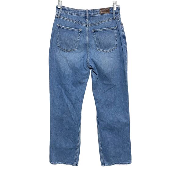 Hollister Ultra High Rise Dad Jean Vintage Stretch Distressed Womens 7R 28 x 31 - Picture 2 of 7